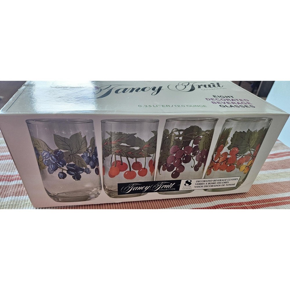 Rare One Of A Kind Vintage Brockway Glassware Fancy Fruit Collection